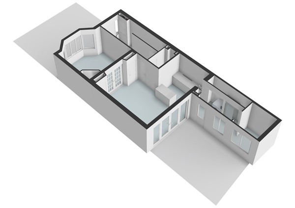 Floorplan - Tiboel Siegenbeekstraat 11, 2313 HA Leiden